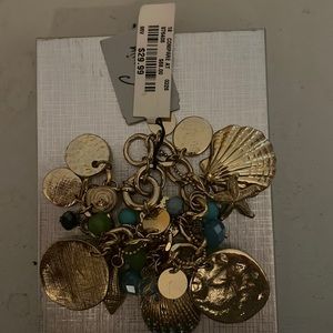 Beach charm bracelet